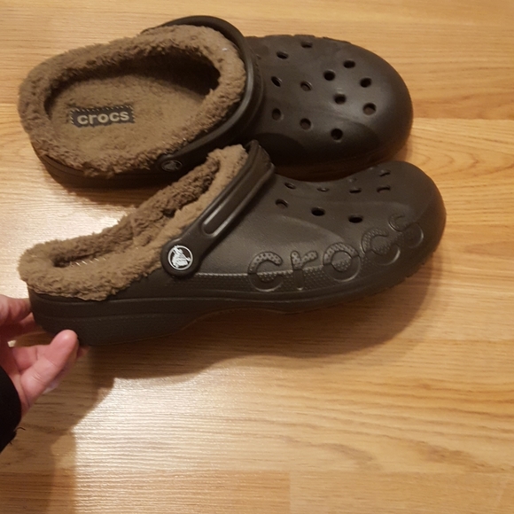 CROCS Other - Fuzzy fleece crocs